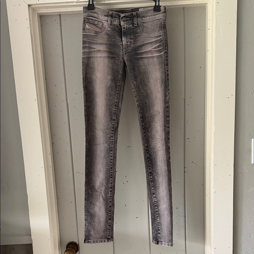 Diesel Women's Faded Black Skinny Jeans